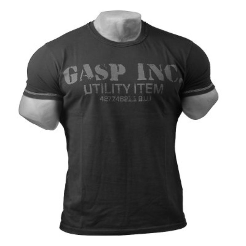 Gasp Basic Utility Tee  Black